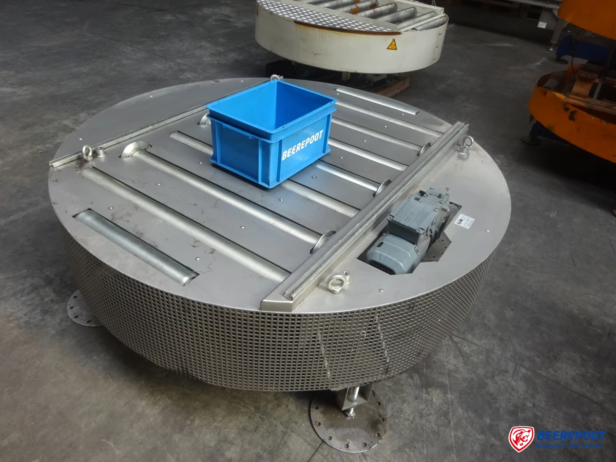 Roterende rollenbaanwissel